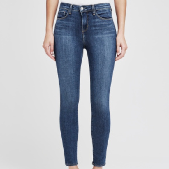 NWOT L/'Agence Brigitte Skinny Jeans In Dark Blue Wash Szie 30